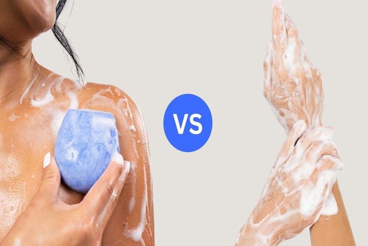 Xà phòng bánh vs Sữa tắm: Loại nào tốt hơn cho làn da của bạn?