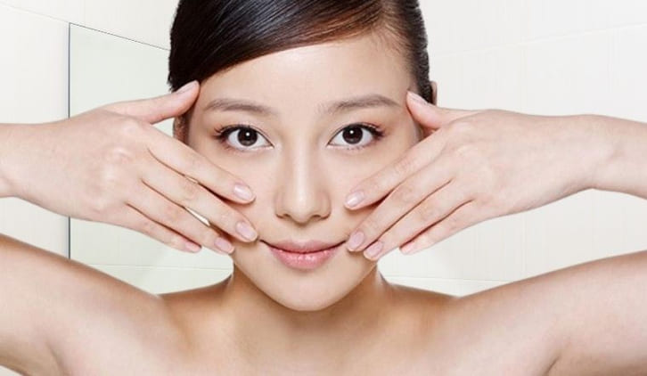 Tập các bài tập cho cơ mặt