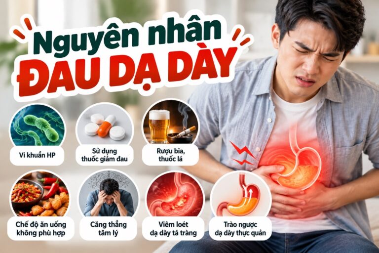 Nguyên nhân đau dạ dày: 8 lý do phổ biến và cách phòng ngừa